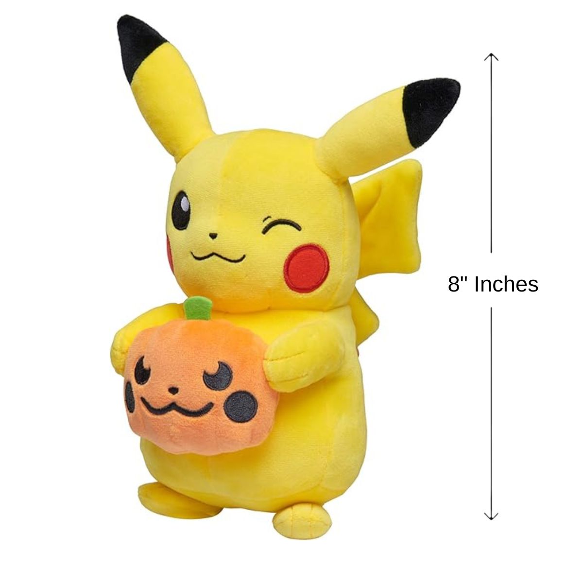 Pokemon™ Halloween 8 Inch Plush, Pikachu Holding a Pumpkin
