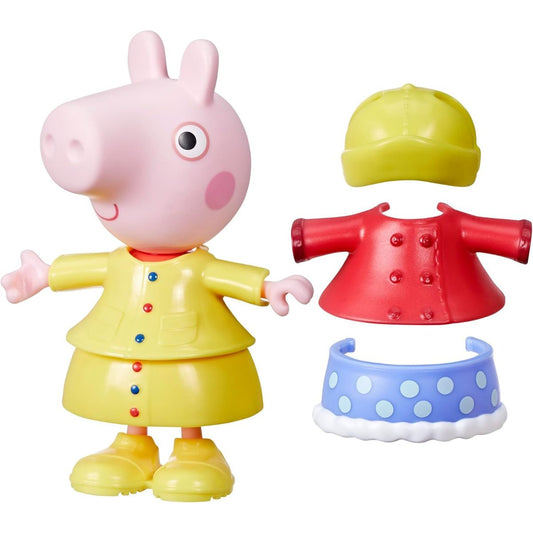 Peppa Pig Dress-Up 6” Figure with 6 Fashion Accessories, Peppa Pig