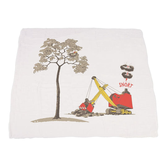 Are You My Mother? 100% Natural Bamboo Muslin Receiving Blanket