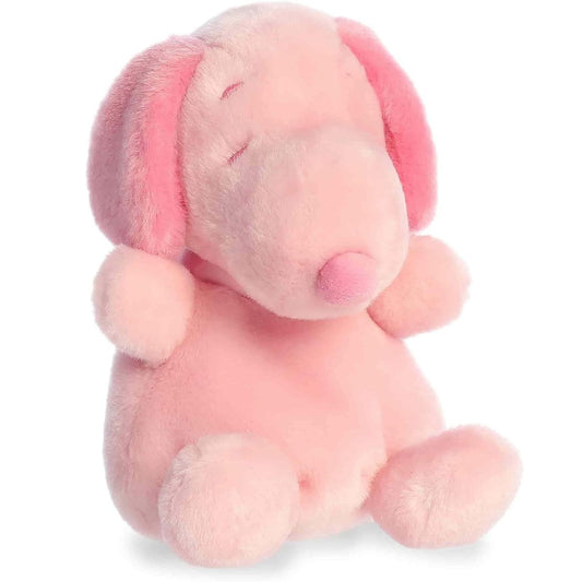 Aurora® Palm Pals™ Peanuts Pink Snoopy 5 Inch Stuffed Animal Toy