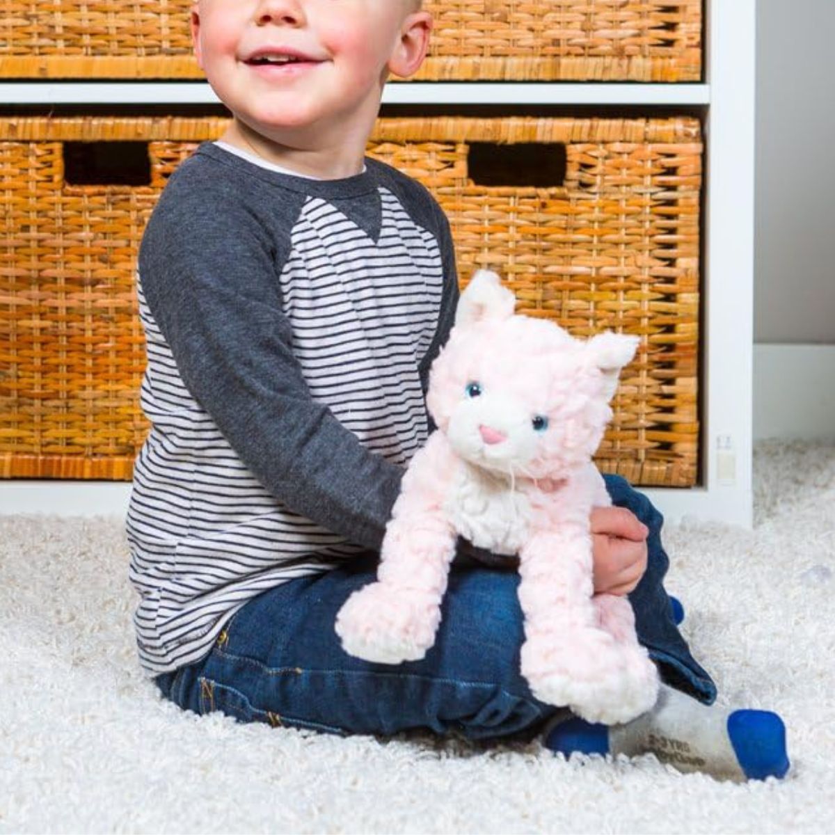 Mary Meyer Putty Collection 10" Inch Stuffed Animal Toy, Pink Kitty