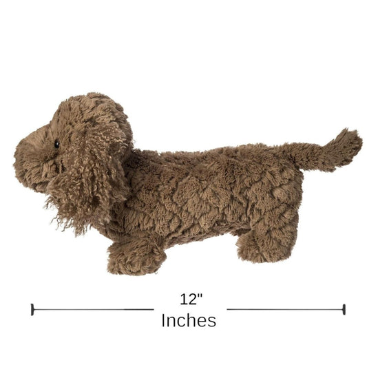 Mary Meyer Putty Collection 12" Inch Stuffed Animal Toy, Dexter Dachshund