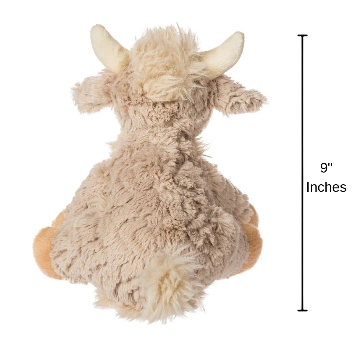 Mary Meyer Putty Collection 9" Inch Stuffed Animal Toy, Highland Cow