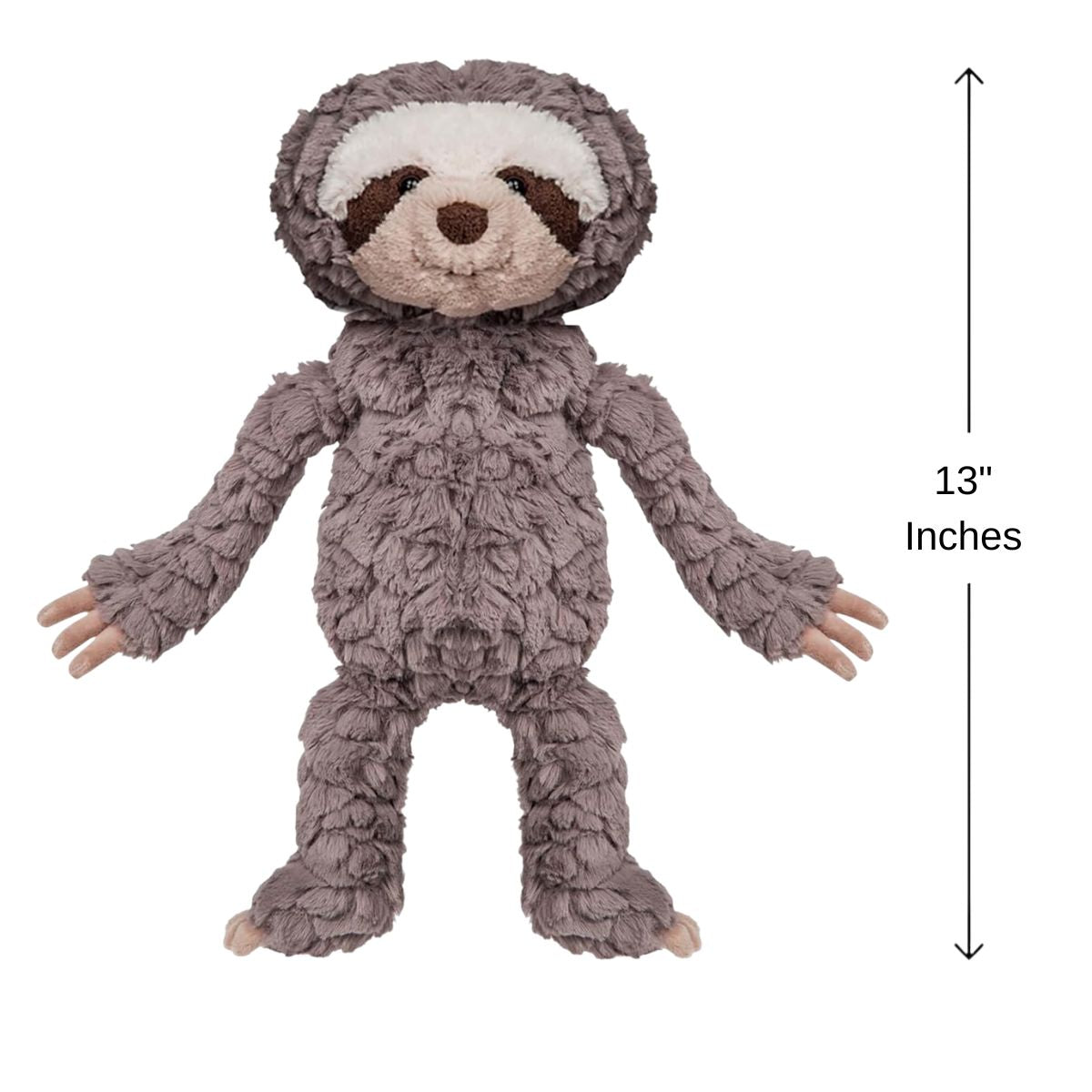 Mary Meyer Putty Collection 13" Inch Stuffed Animal Toy, Grey Sloth
