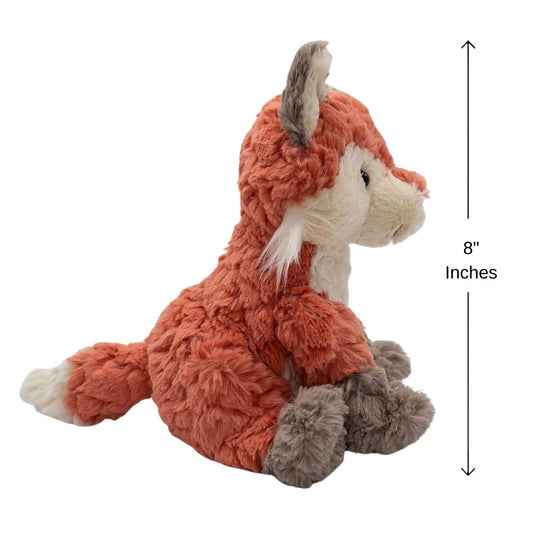 Mary Meyer Putty Collection 8" Inch Stuffed Animal Toy, Coral Fox