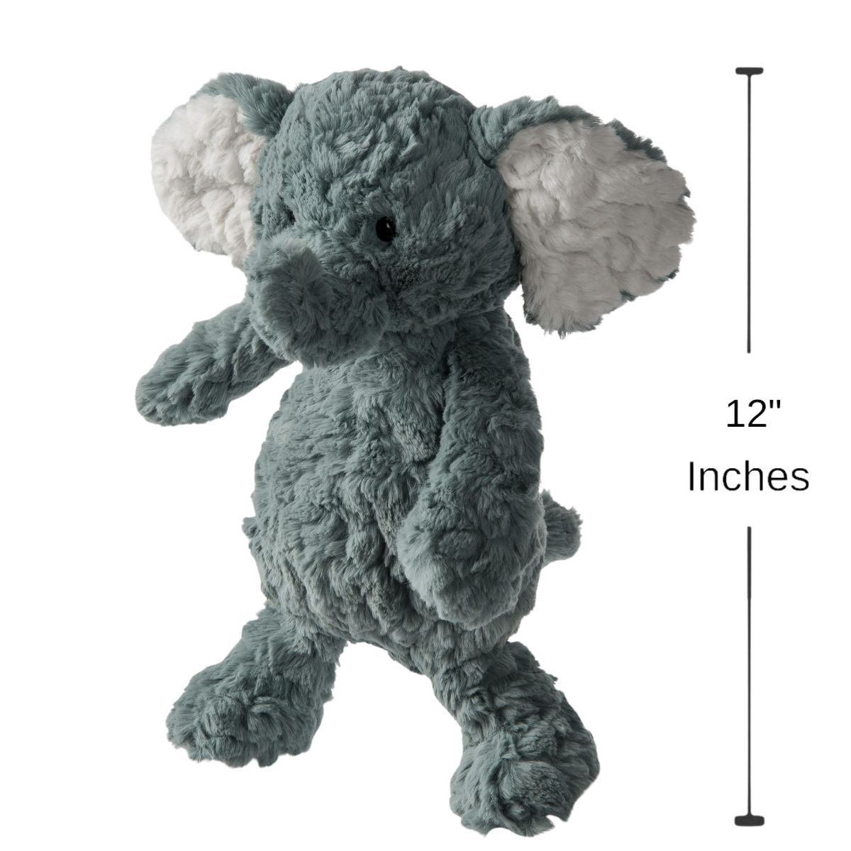 Mary Meyer Putty Collection 12" Inch Stuffed Animal Toy, Slate Blue Elephant