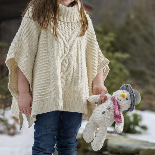 Mary Meyer Putty Collection 10" Inch Stuffed Animal Toy, Blizzard Snowman