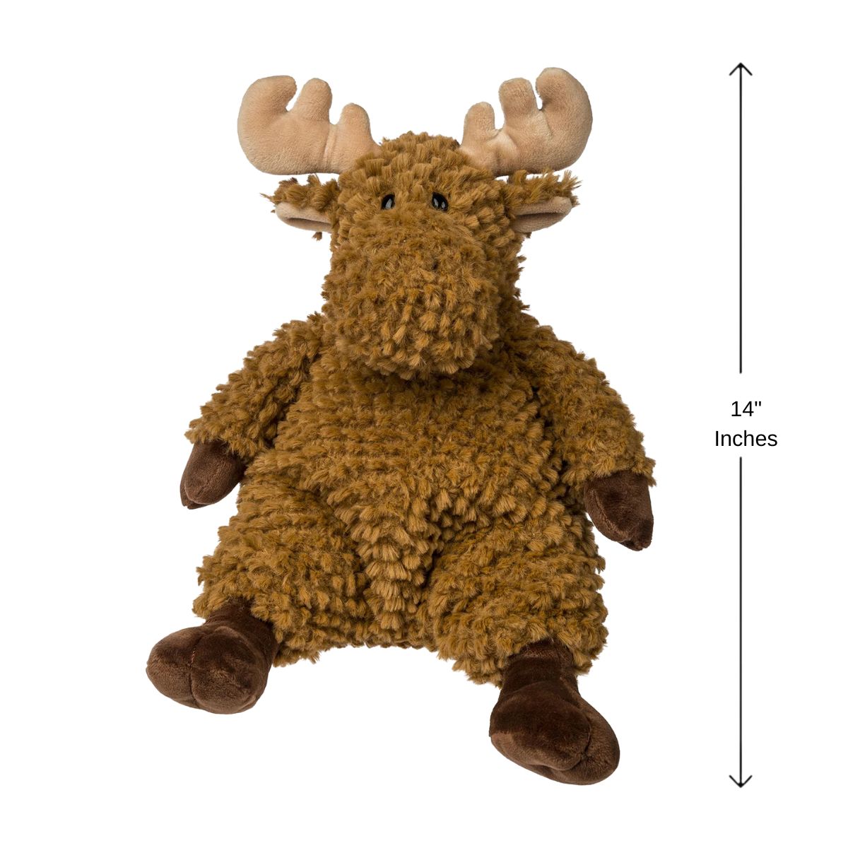 Mary Meyer Snuggables Collection 14" Inch Stuffed Animal Toy, Moose