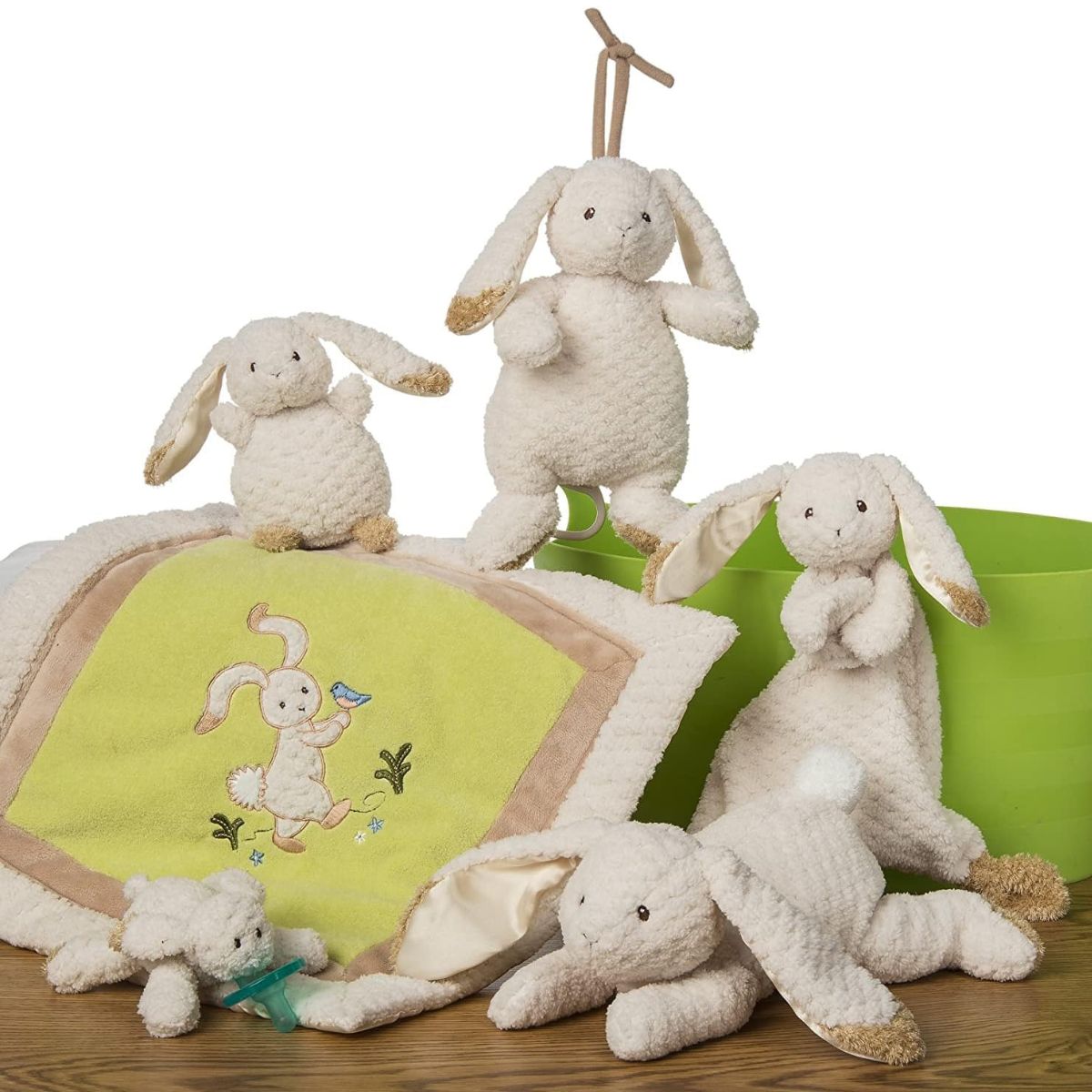 Mary Meyer Lovey 13" Inch Oatmeal Bunny Security Blanket Plush Toy