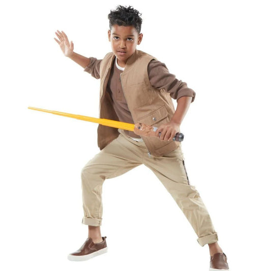 Star Wars Lightsaber Squad Chewbacca Extendable Orange Lightsaber Role Play Toy