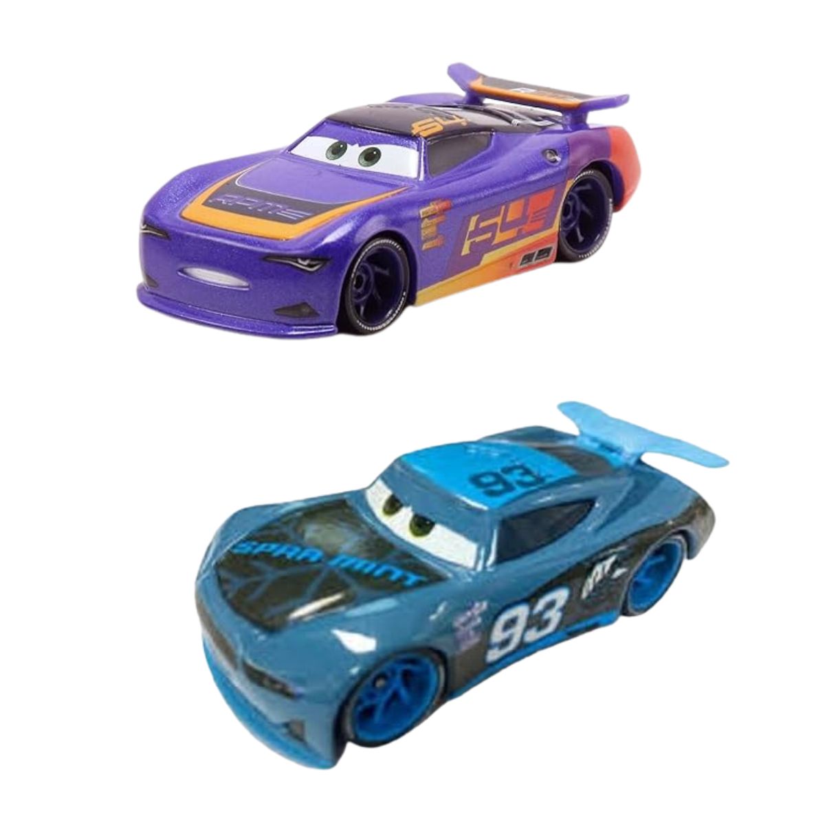 Disney Pixar Cars Scale 1:55 2 Pack Die-Cast Car Vehicle, Nick Shift & Barry DePedal