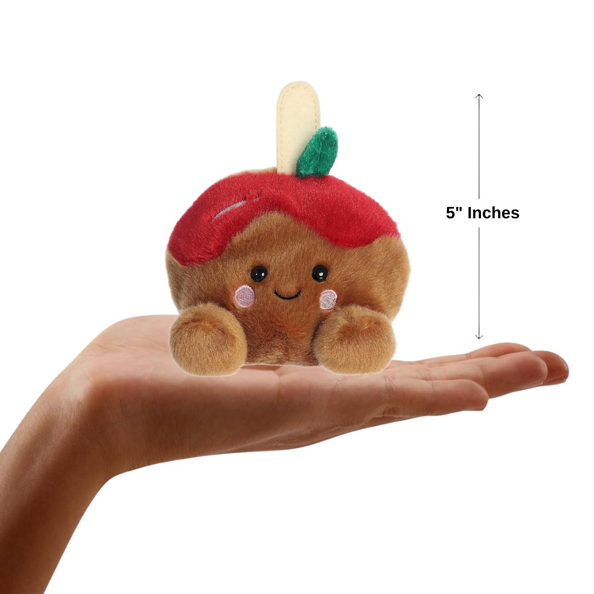 Aurora® Palm Pals™ Sticky Caramel Apple™ 5 Inch Stuffed Animal Toy #1-178 Cravings