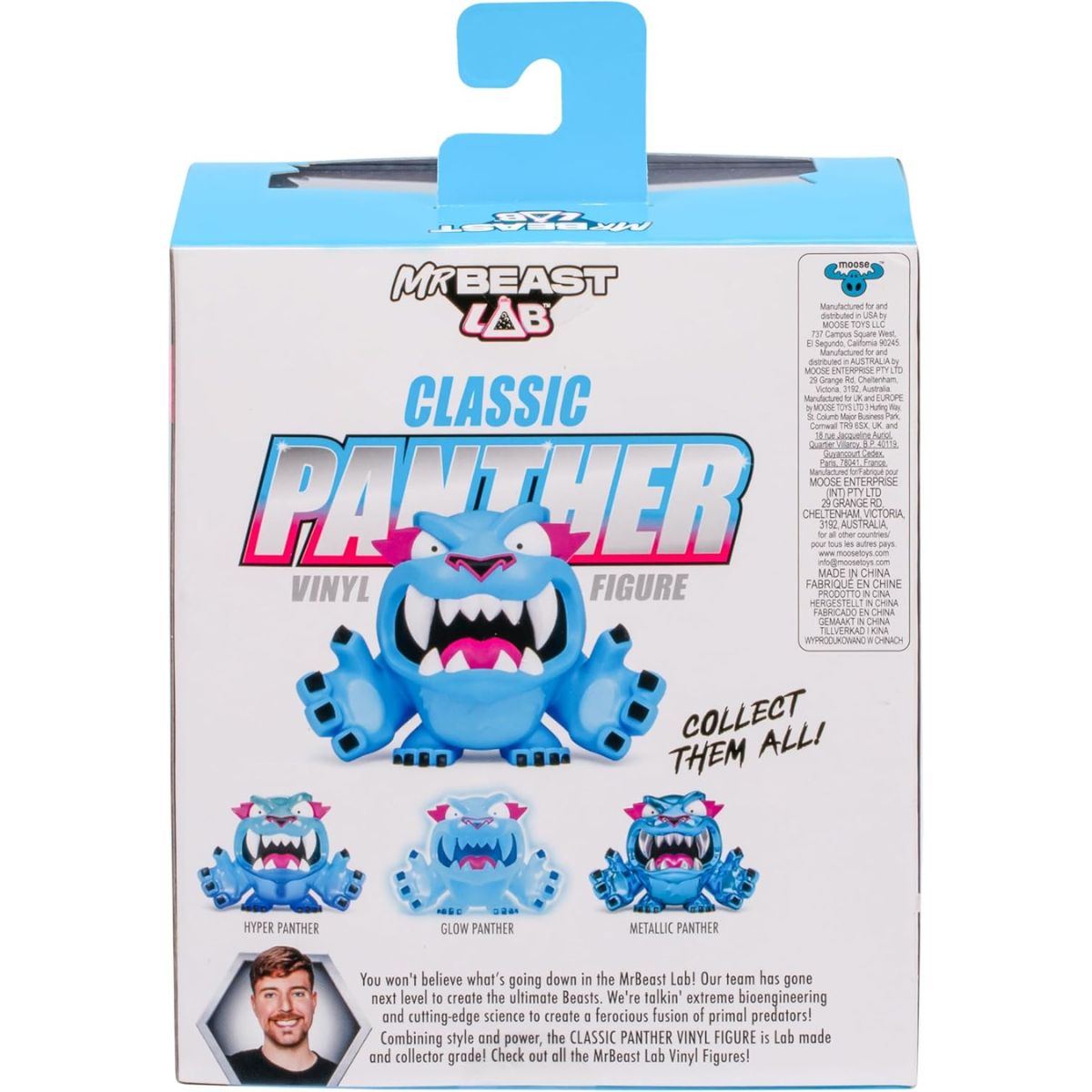 MrBeast Lab Collectible 3.5" Inch Vinyl Figures, Classic Panther