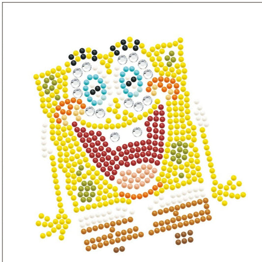DIAMOND DOTZ Quick DOTZ Spongebob Squarepants Surprise Diamond Art Painting Kit 5.1" X 5.1"