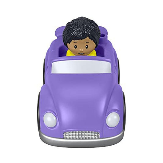 Fisher-Price Little People Wheelies 3" Inch Purple Convertible Car