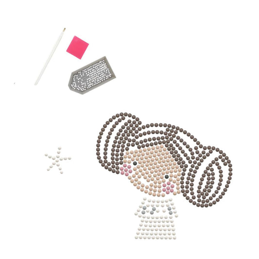 DIAMOND DOTZ Diamond Painting 7" Zipper Pouch Activity Kit, Star Wars Princess Leia