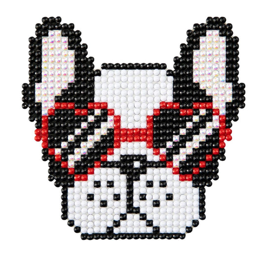 DIAMOND DOTZ Quick DOTZ Cool Sunnies Dog Diamond Art Painting Kit 5.1" X 5.1"