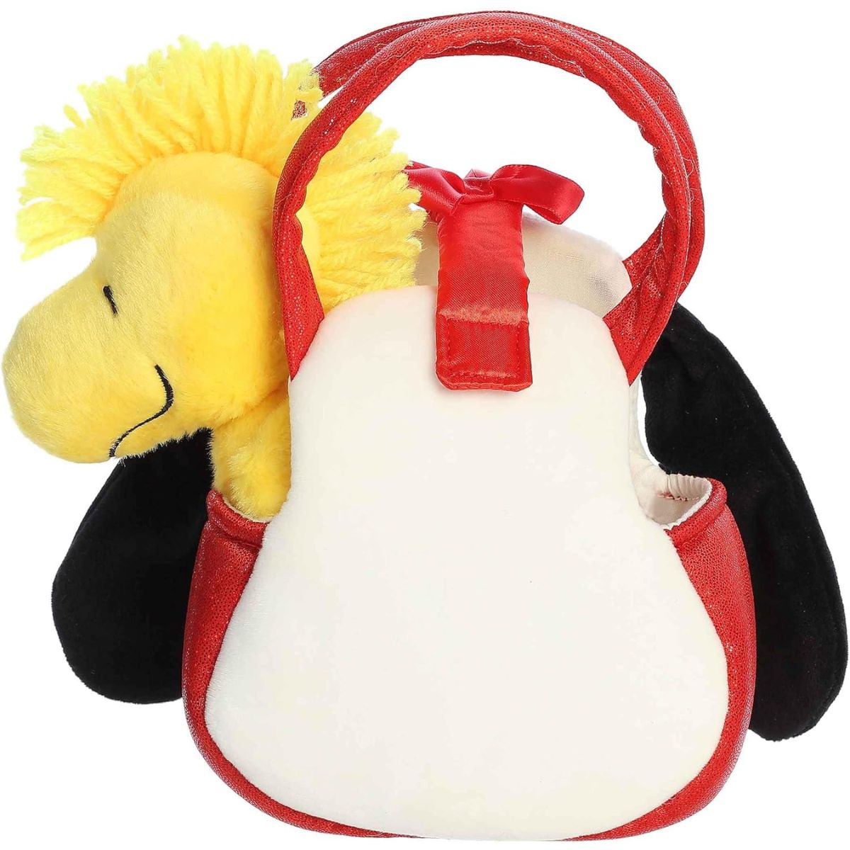 Aurora® Fancy Pals™ Peanuts Snoopy 8 Inch Stuffed Animal Woodstock with Purse Carrier
