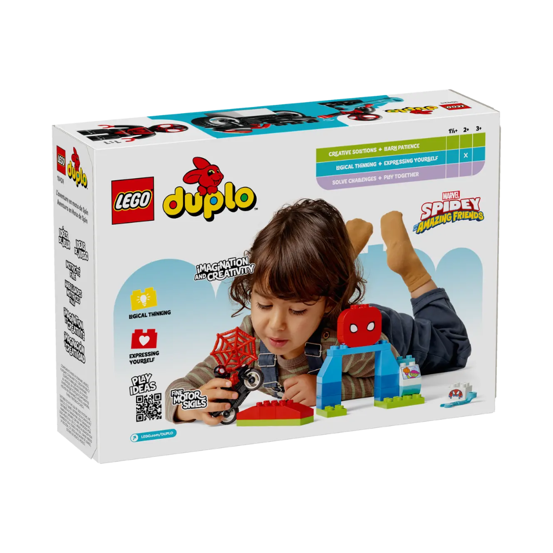LEGO® DUPLO® Marvel Spin’s Motorcycle Building Kit 10424, 24 Pieces