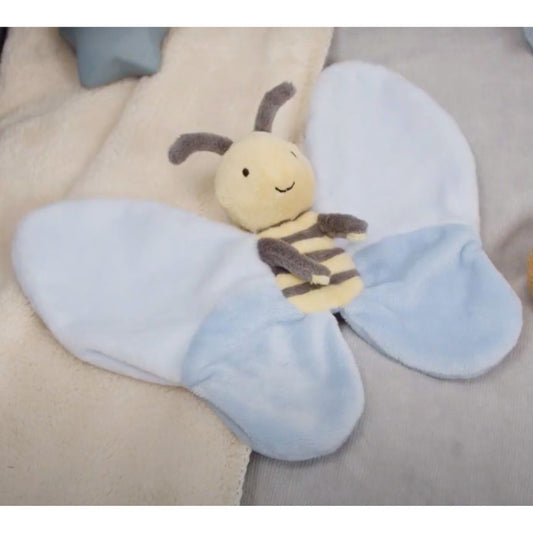 Happy Horse Bee Benja 9" Inch Security Tuttle Blanket Stuffed Animal Plush Toy