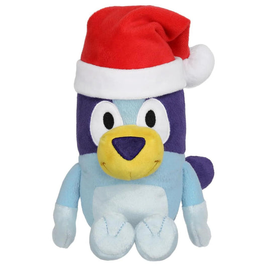 Bluey Christmas 8" Inch Stuffed Animal Plush Toy, Festive Bluey