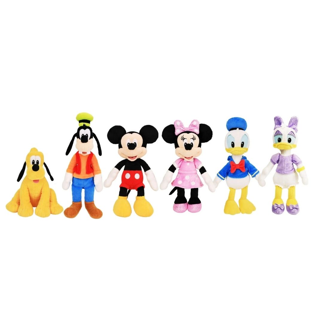 Disney Junior Mickey Mouse 9"Inch Bean Plush Toy, Goofy