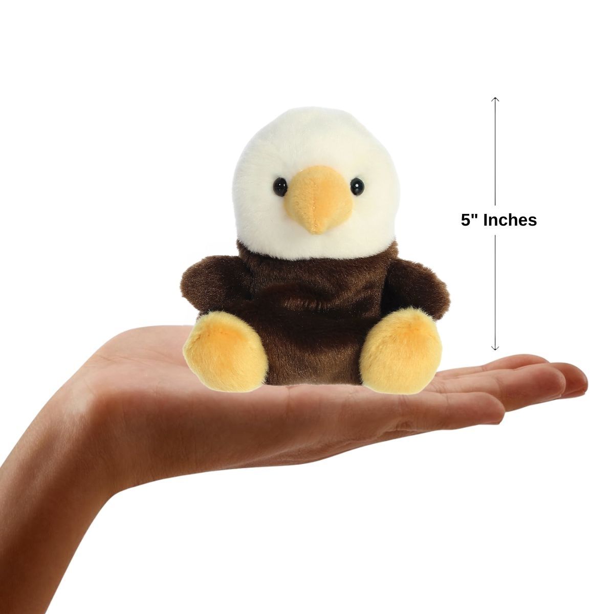 Aurora® Palm Pals™ Murphy Bald Eagle™ 5 Inch Stuffed Animal Toy #1-249 Forest