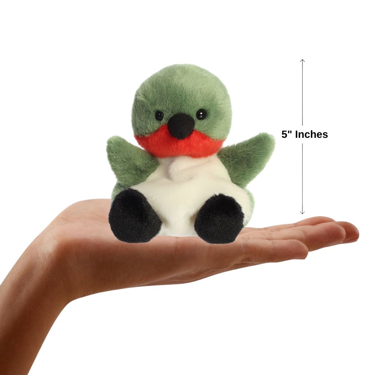 Aurora® Palm Pals™ Hilda Hummingbird™ 5 Inch Stuffed Animal Toy #1-405 Forest