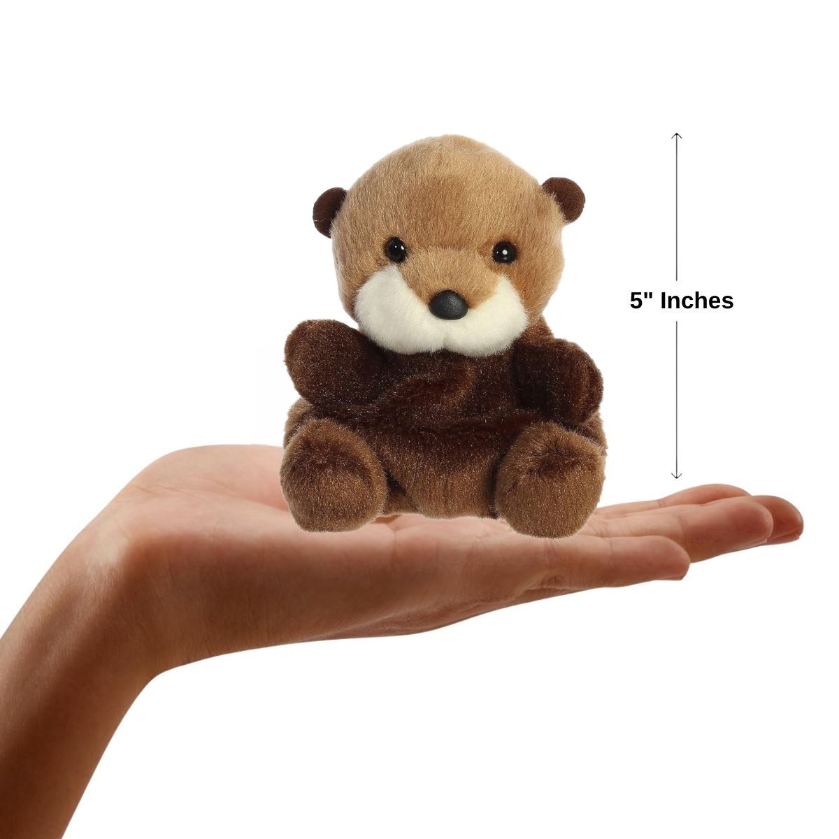 Aurora® Palm Pals™ Selena Sea Otter™ 5 Inch Stuffed Animal Toy #1-080 Aquatic