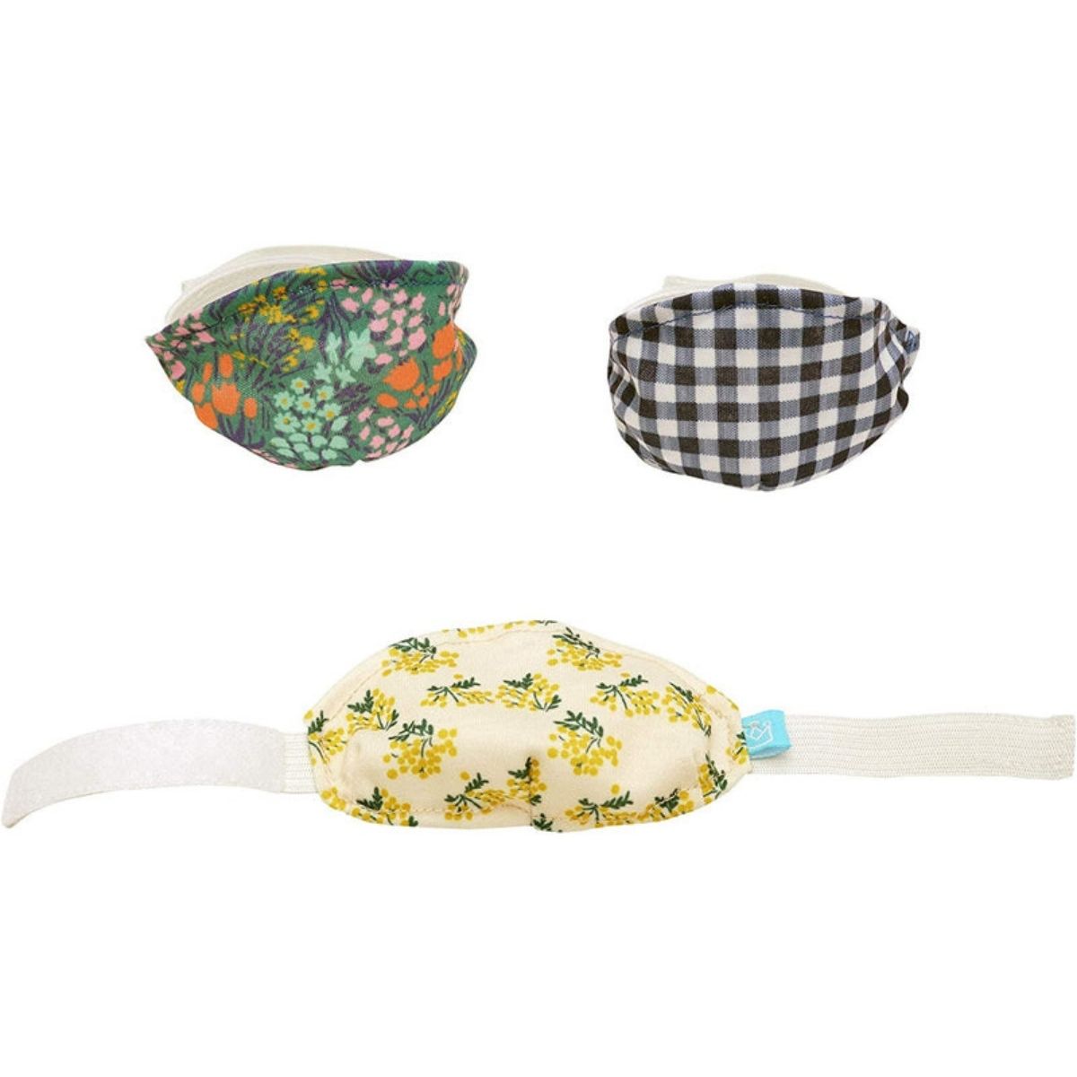 Manhattan Toy Pretend Play Fabric Play Masks for Stuffed Animals and Dolls with Adjustable Strap