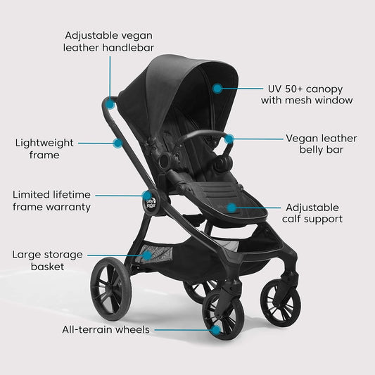 Baby Jogger City Sights Stroller, Rich Black