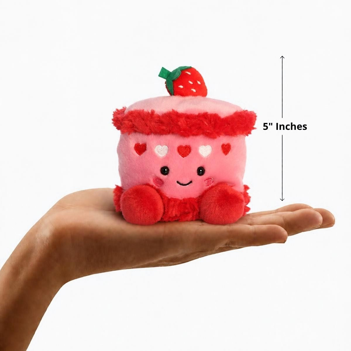 Aurora Palm Pals CRÈME Strawberry Cake 5-Inch Stuffed Animal Plush