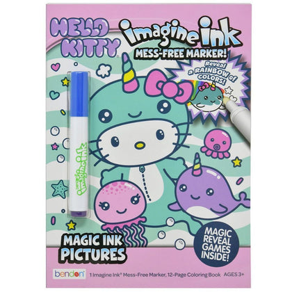 Sanrio Hello Kitty Imagine Ink Magic Ink Pictures Activity Coloring Book