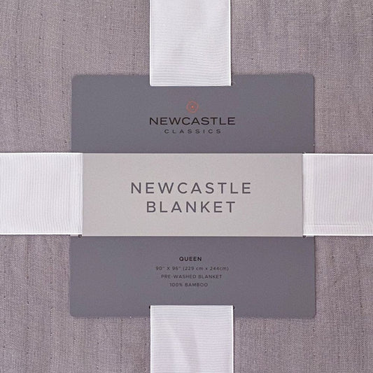 Newcastle Grey Oversized King Luxury Bamboo Bed Blanket