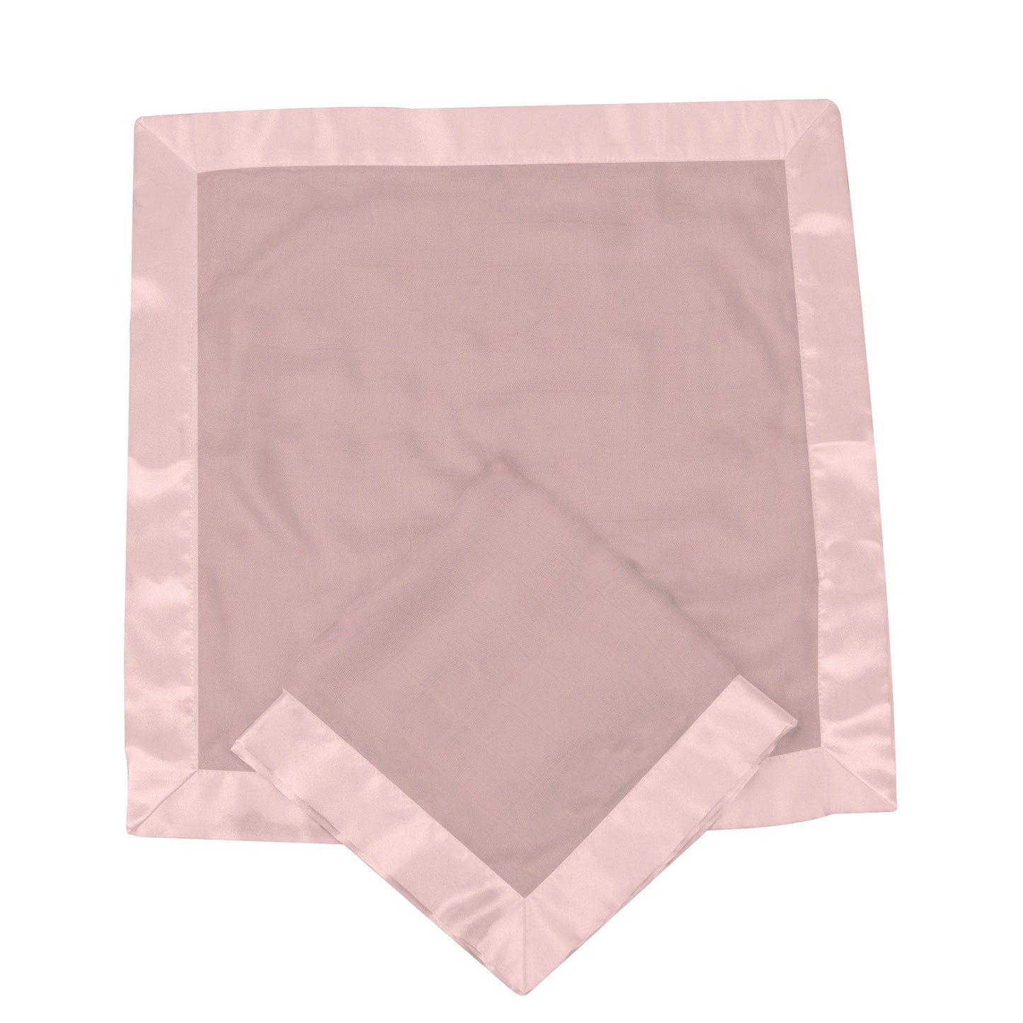Pink Rose 100% Natural Bamboo Muslin Security Baby Blankie