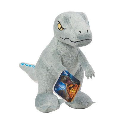 Jurassic World Dominion 7 inch Plush Blue Velociraptor Toy