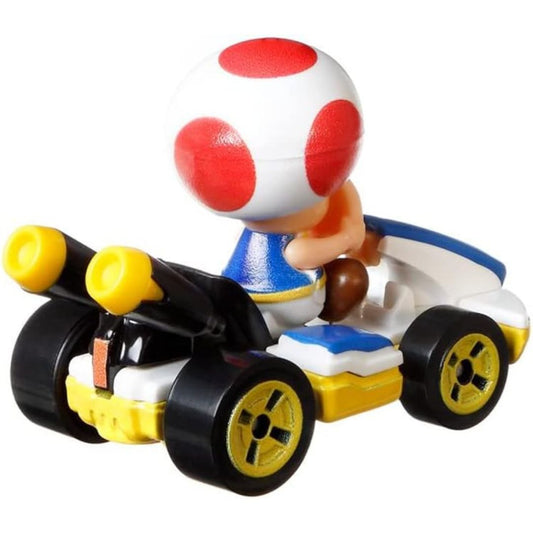 Hot Wheels Mario Kart Toad Standard Kart Die Cast Vehicle 1:64 Scale