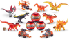 5 Surprise Dino Strike Series 4 (5 Pack) by ZURU Mystery Collectible Mini Dinosaur Toy