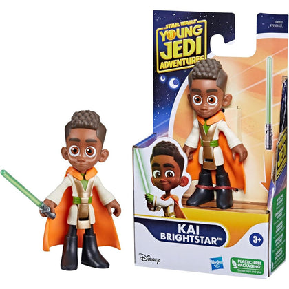Star Wars: Young Jedi Adventures Kai Brightstar Action Figure, 4-Inch Action Figure, Ages 3+