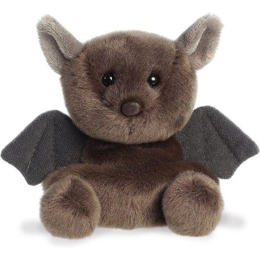 Front view thumbnail of the cute Luna Bat plush sitting straight against a gray background, highlighting its dark safety eyes and rounded paws.