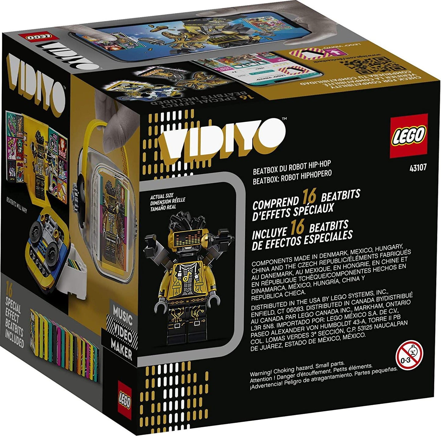 LEGO® VIDIYO Hiphop Robot Beatbox Building Kit with Exclusive Minifigure 43107, 73 Pieces