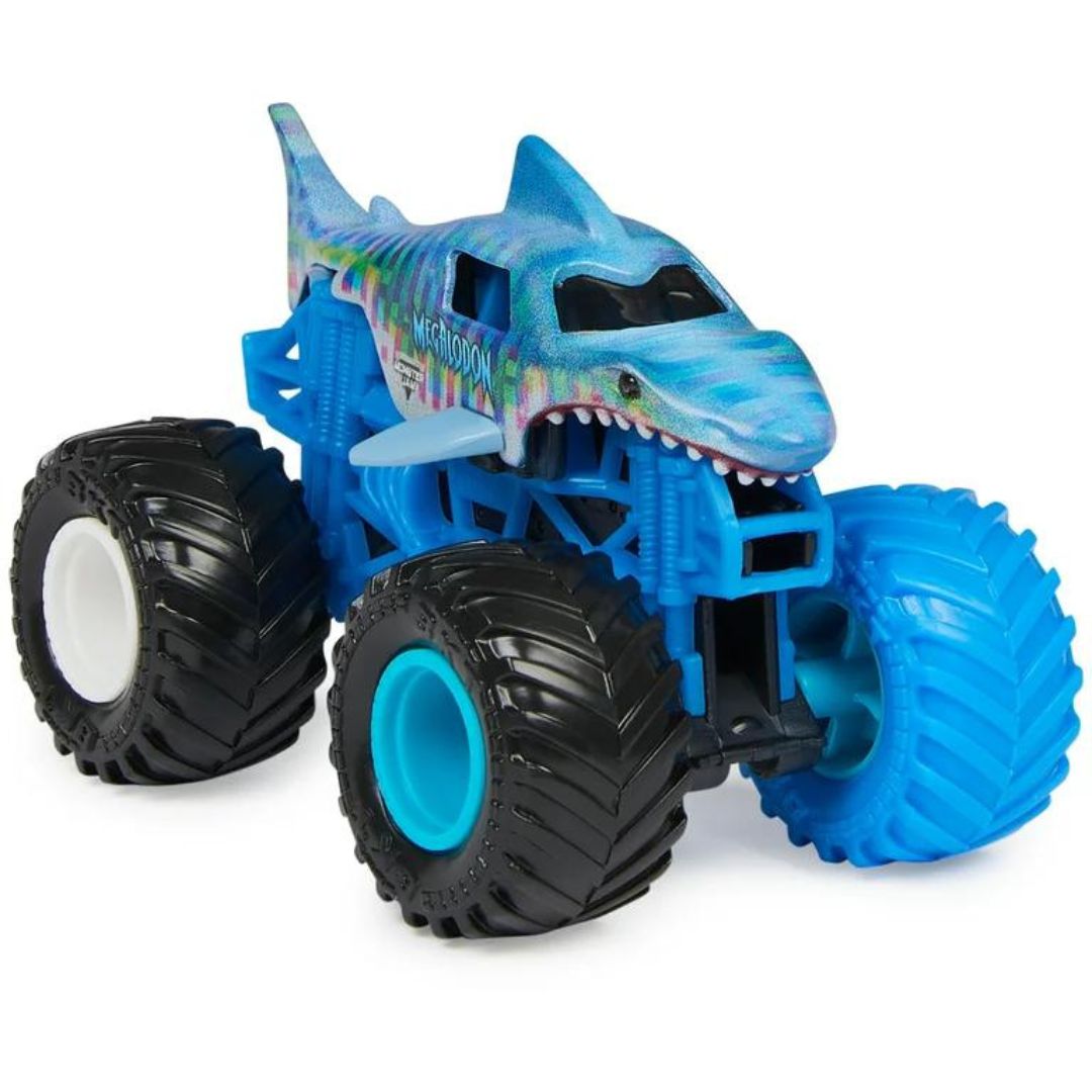 Monster Jam, Official 1:64 Scale Die-Cast Monster Trucks 2 Pack (Styles and  Colors May Vary)