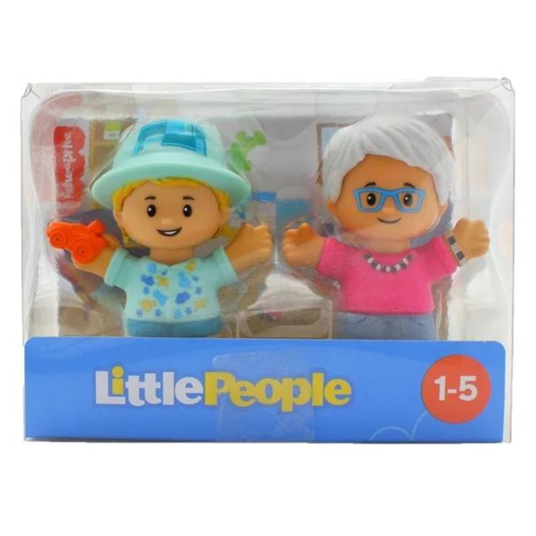 Fisher-Price Little People 2 Pack Action Figure, Grandma and Grand Son