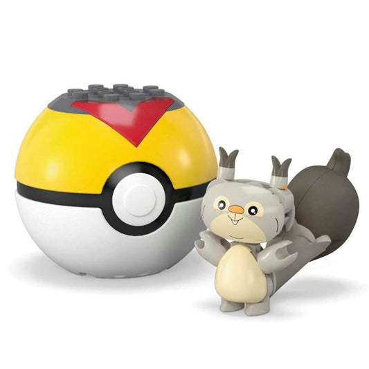 MEGA Pokemon Skwovet Action Figure Building Set with Poke Ball (19 pc)