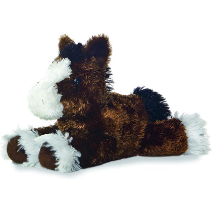 Aurora® Mini Flopsie™ Clydes™ the Clydesdale Horse 8 Inch Stuffed Animal Toy