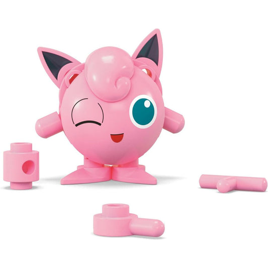 MEGA Pokemon Evergreen Jigglypuff Action Figure Building Set with Poke Ball (20 pc)