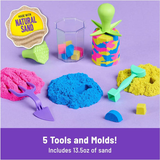 Kinetic Sand, Squish N’ Create Sensory Toy Playset