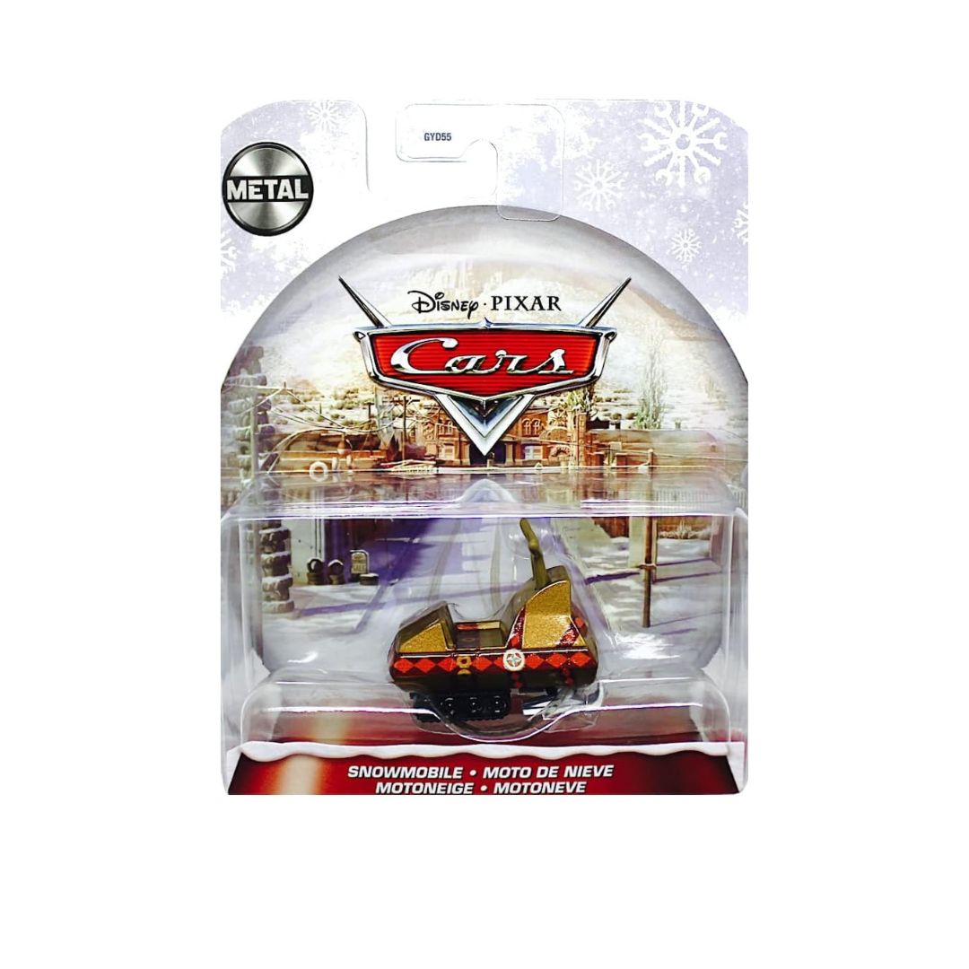 Disney Pixar Cars Wintertime Cruisers Scale 1:55 Die-Cast Car Vehicle, Snowmobile