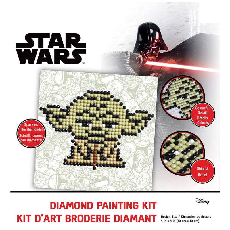 Camelot Dotz Diamond Art Kit 4 inch X4 inch Star Wars Darth Vader Fun