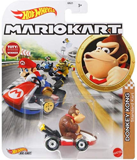 Hot Wheels Mario Kart 1:64 Die-Cast Donkey Kong Standard Kart Vehicle Car